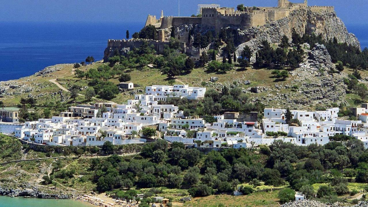 Villa Vasilia Líndos Dış mekan fotoğraf